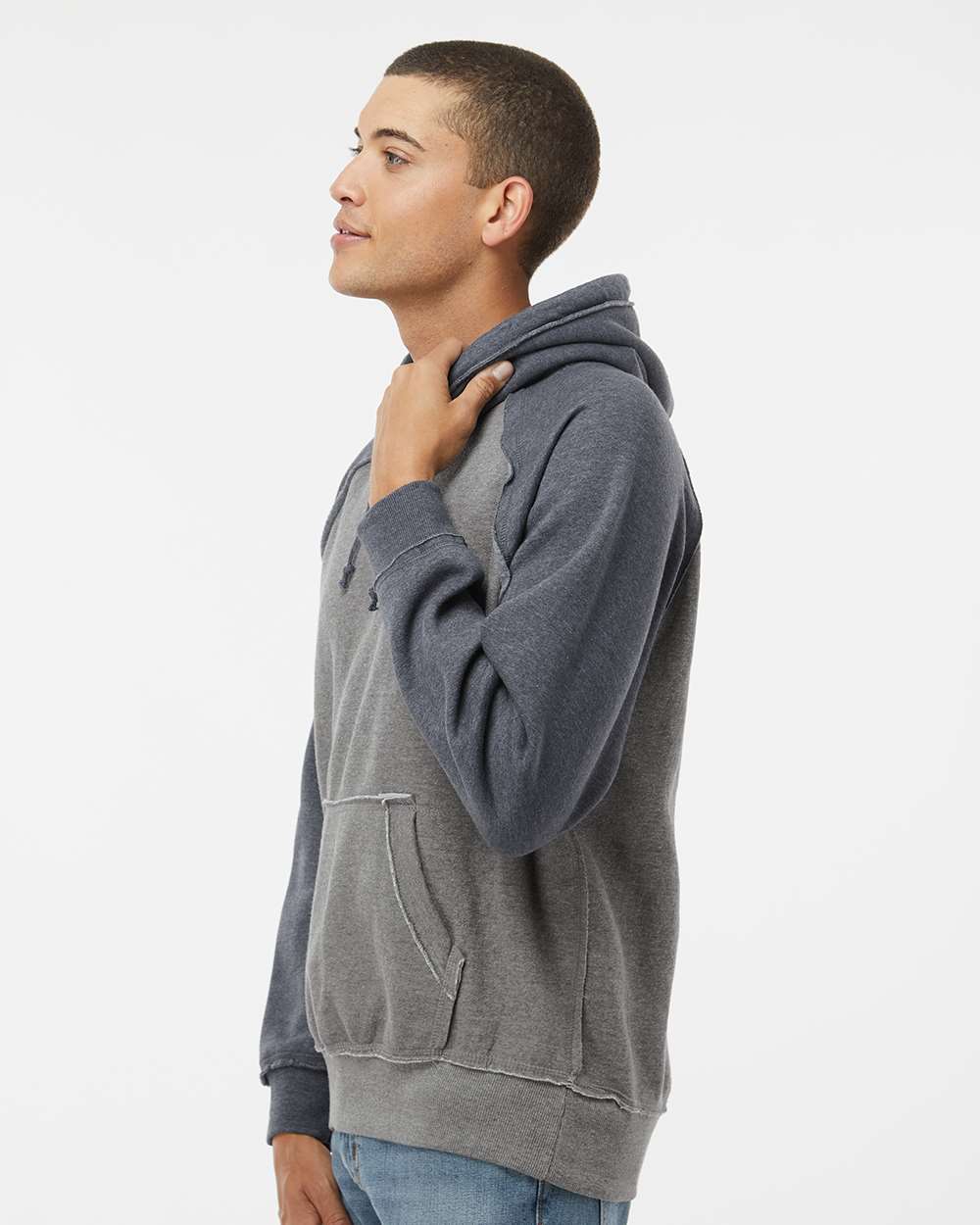 Men's Vintage Heather Hooded Sweatshirt
