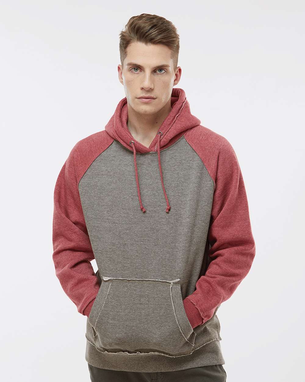 Men's Vintage Heather Hooded Sweatshirt
