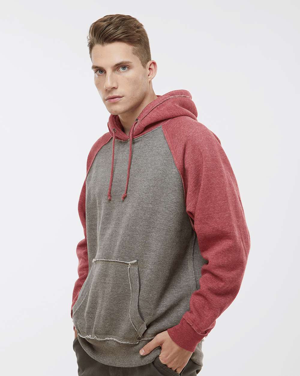 Men's Vintage Heather Hooded Sweatshirt
