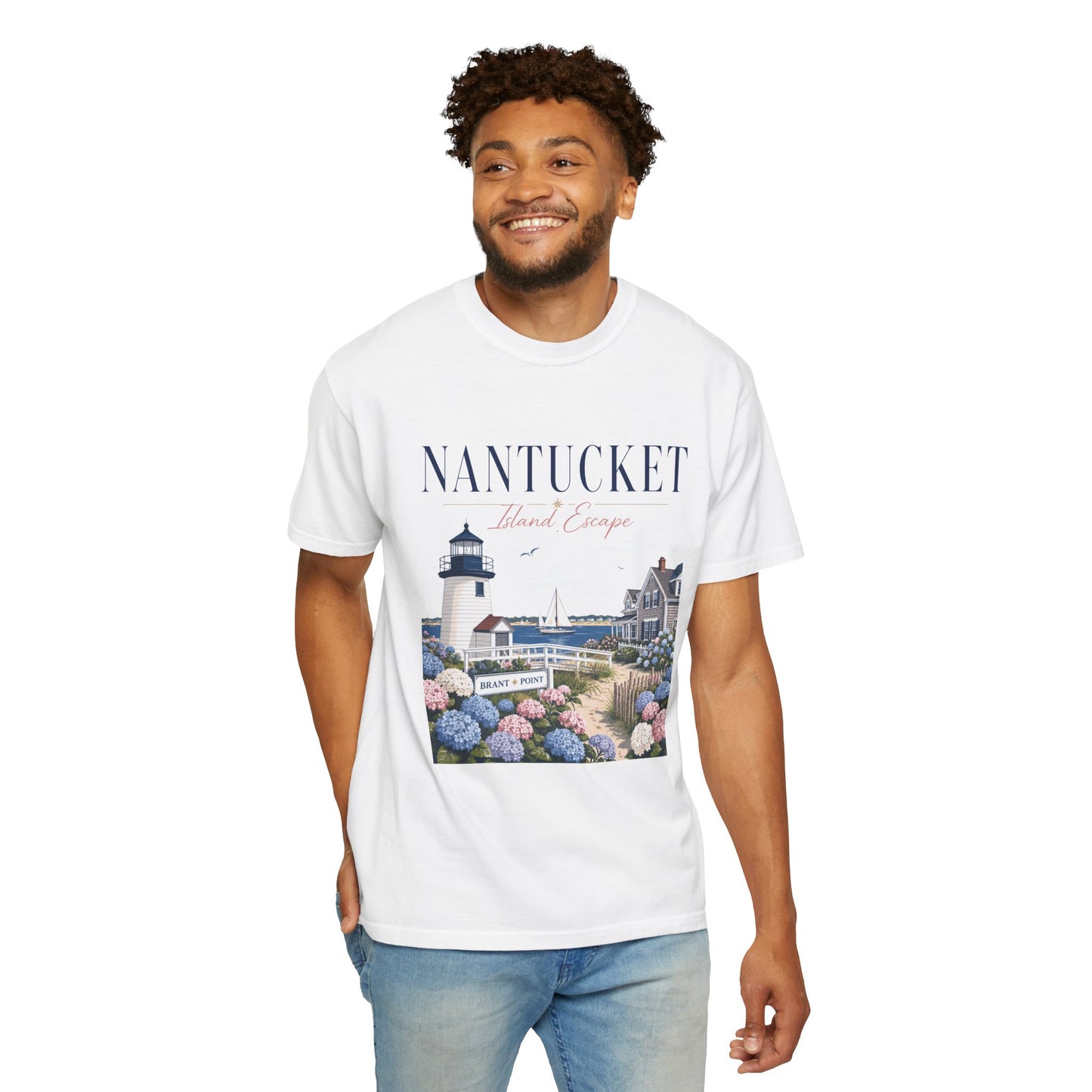 Nantucket Island Escape – Brant Point | Premium Summer Tee