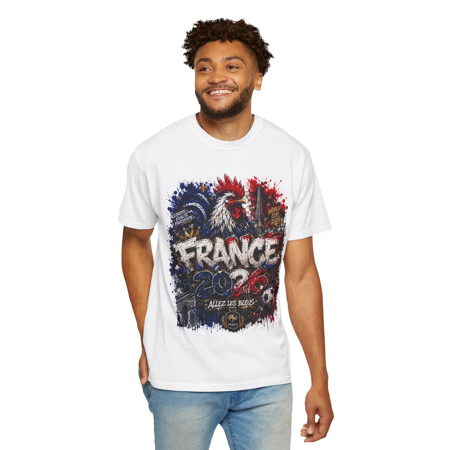 France Football 'Les Bleus' Street Graffiti – World Cup 2026 | Premium Graphic Tee