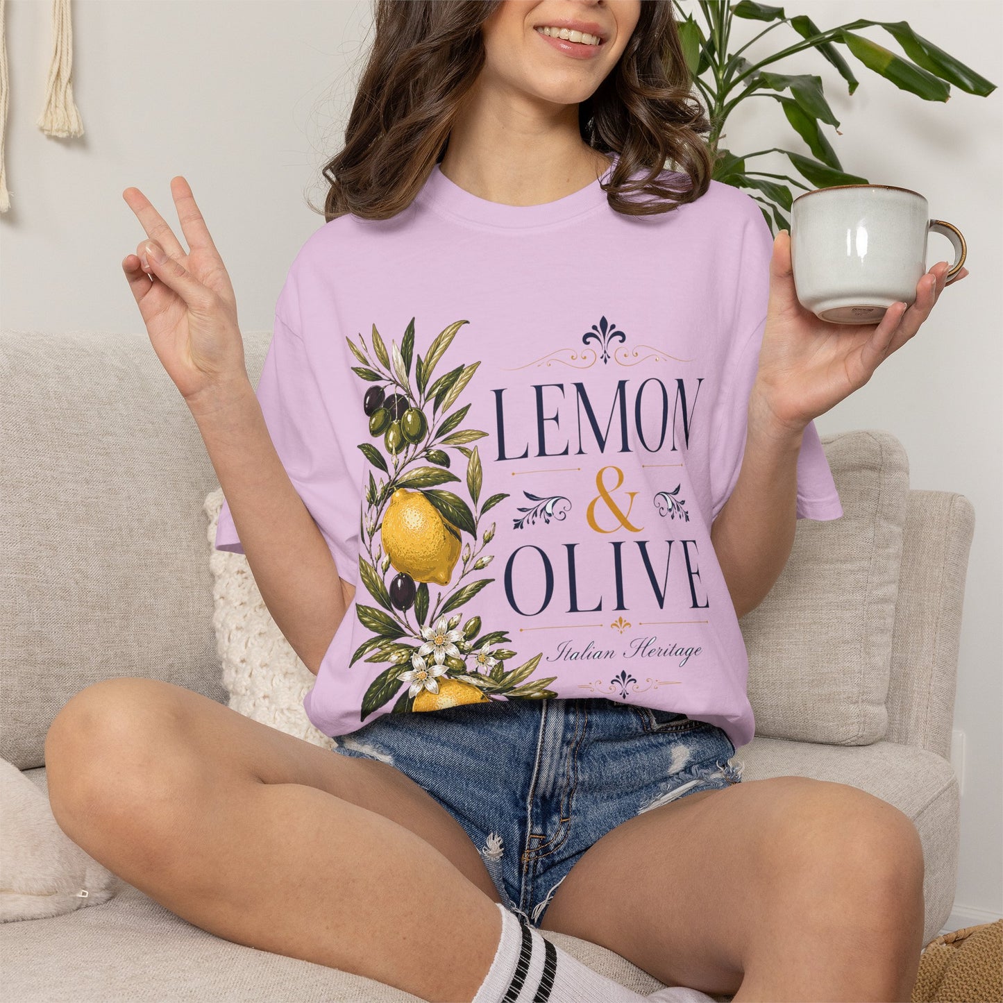 Lemon & Olive – Italian Heritage | Premium Graphic Tee