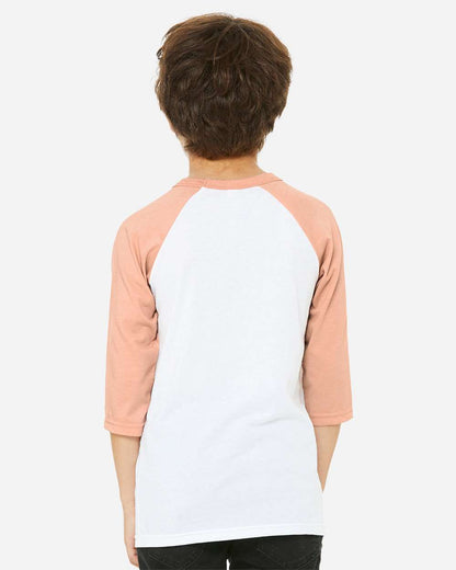 Youth Three-Quarter Sleeve Baseball Tee