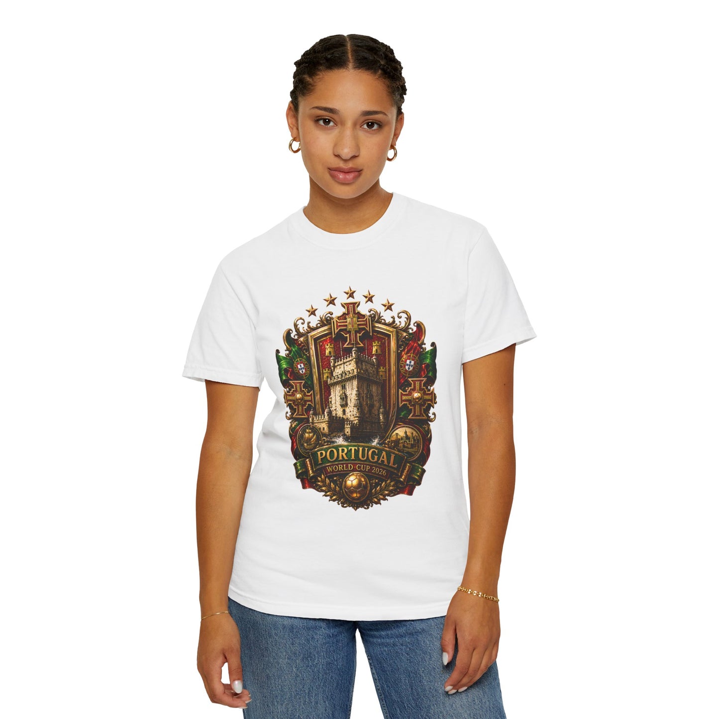 Portugal Football World Cup 2026 'Cidadela de Glória' Imperial Crest | Premium Graphic Tee