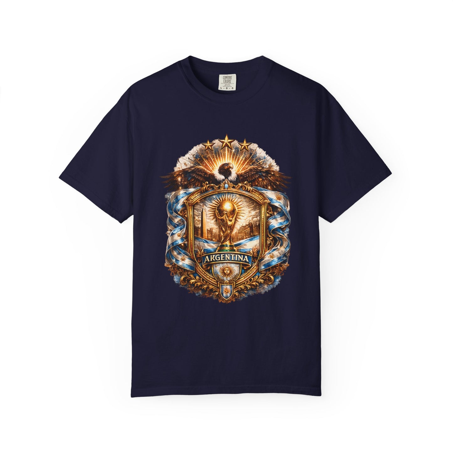 Argentina Football World Cup 'Águila de la Patria' Sovereign Shield | Premium Summer Tee