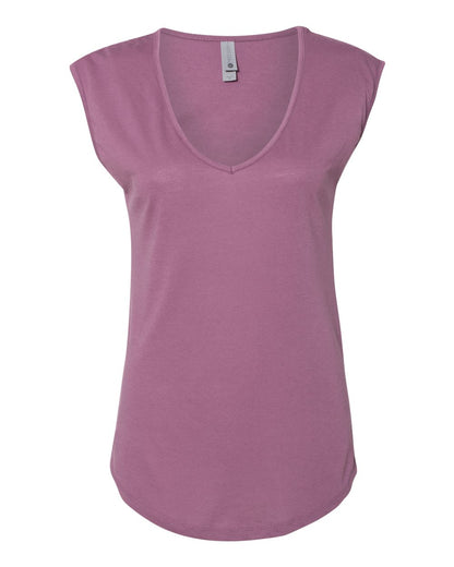 Next Level 5040 Women Festival Sleeveless Deep V-Neck T-Shirt