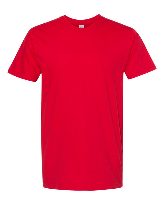 American Apparel Unisex Fine Jersey T-Shirt, Style G2001, 2-Pack, Red (2-Pack), Medium