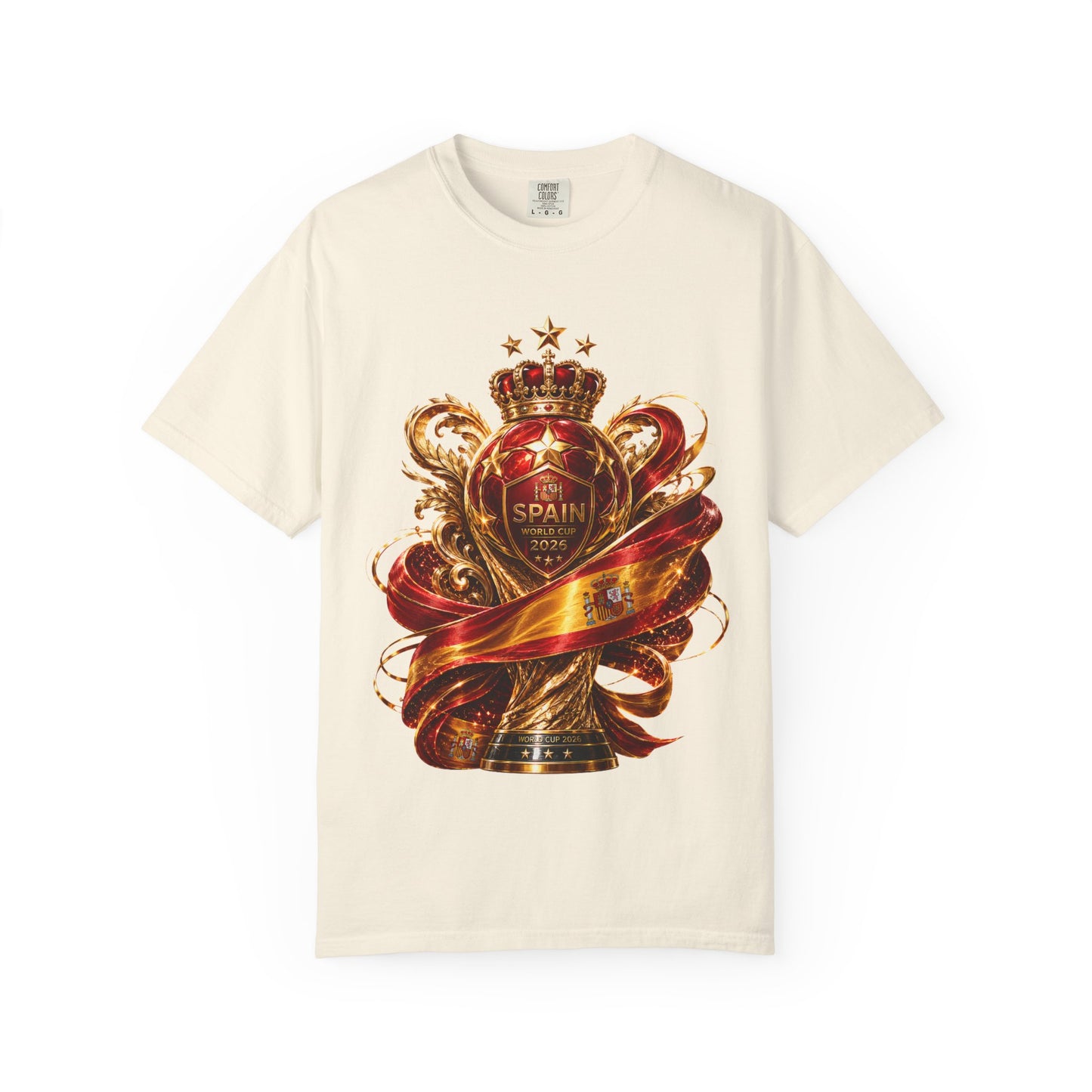 Spain Football World Cup 2026 'Crowned Glory' Imperial Trophy | Premium Graphic Tee