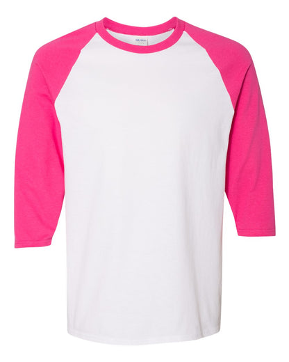 Gildan 5700 Heavy Cotton Raglan Three-Quarter Sleeve T-Shirt