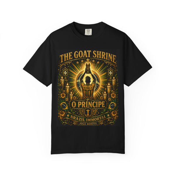 Neymar Jr O Príncipe Goat Shrine PNG | Brazil Number 10 Joga Bonito Soccer Graphic Design File | Brazil Immortal Shirt