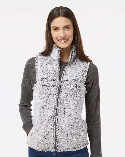 WomenÂ’s Sherpa Full-Zip Vest