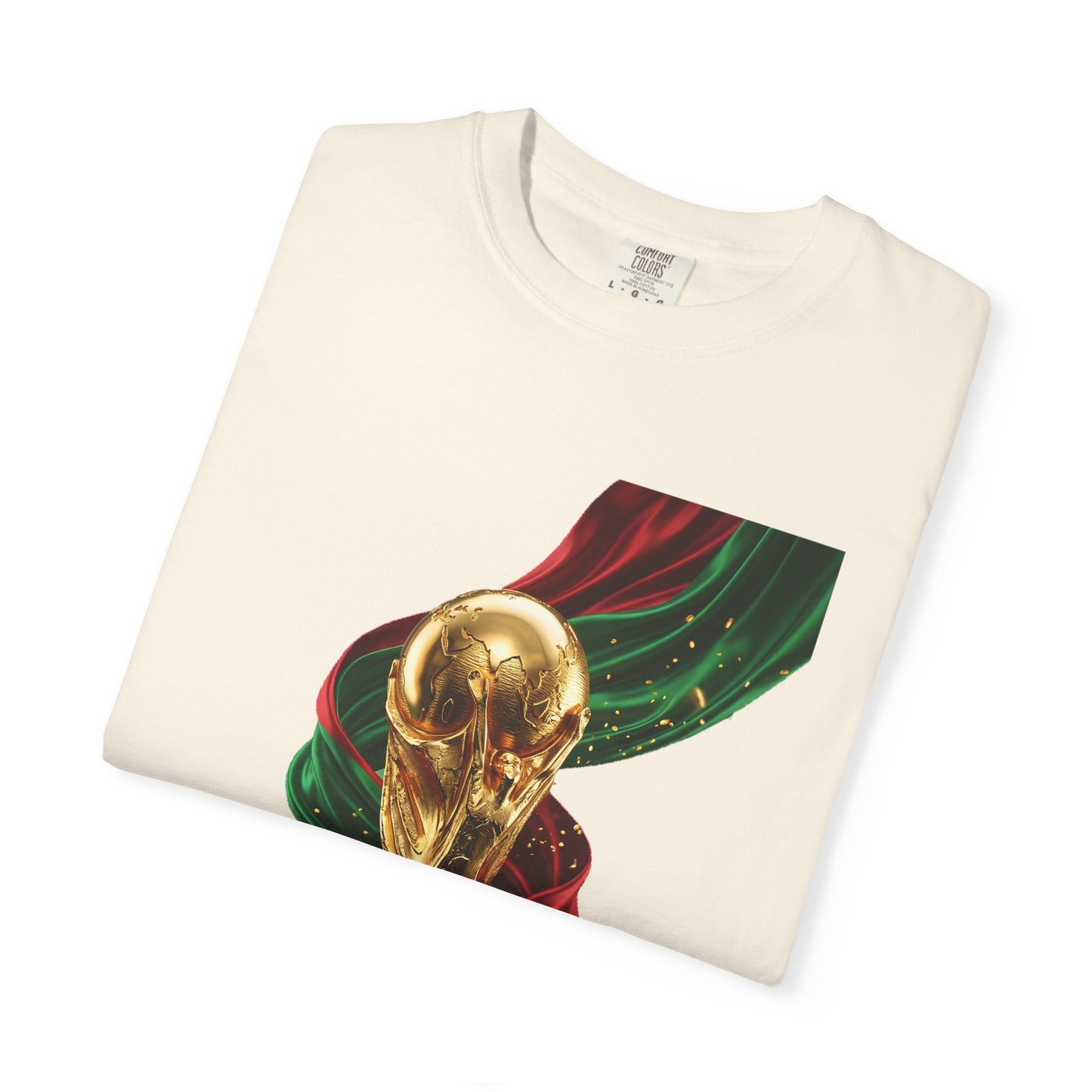 Portugal Football 'Onda de Glória' Dynamic Ribbon Trophy | Premium Graphic Tee