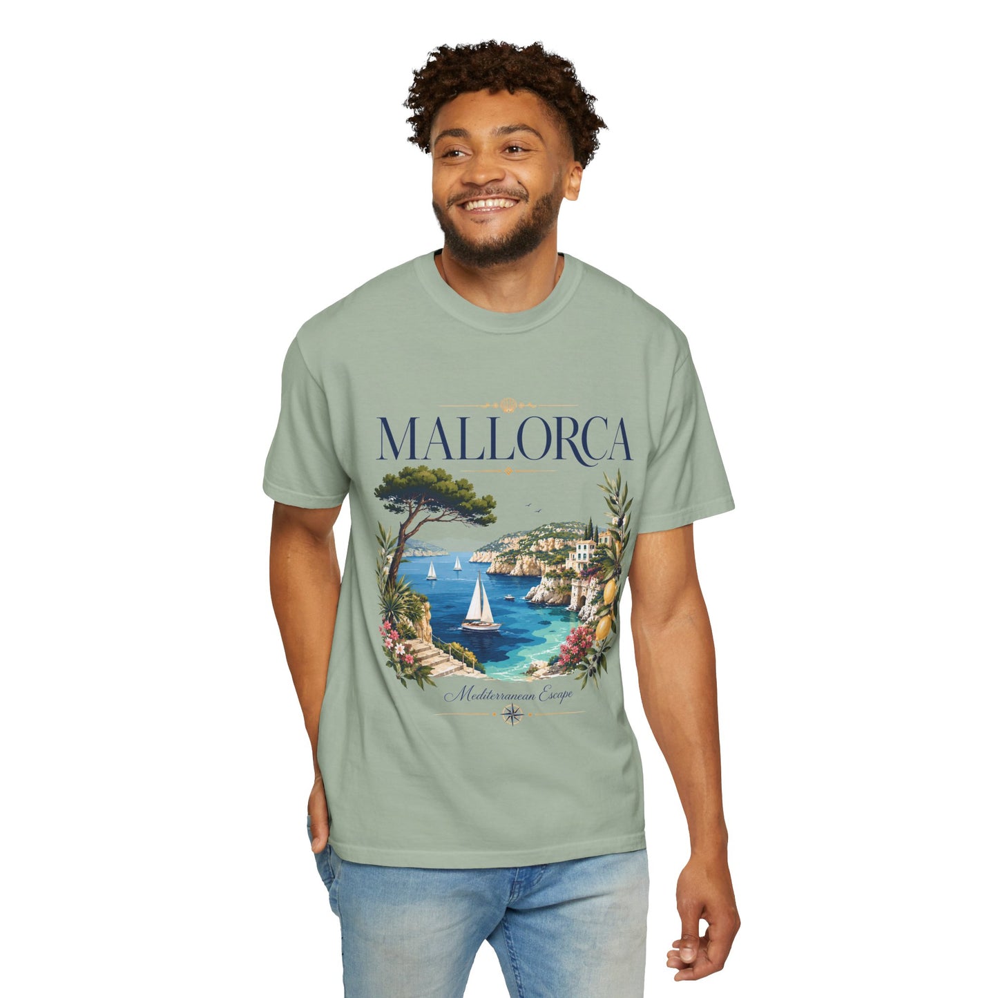 Mallorca Mediterranean Escape – Coastal Paradise | Premium Summer Tee