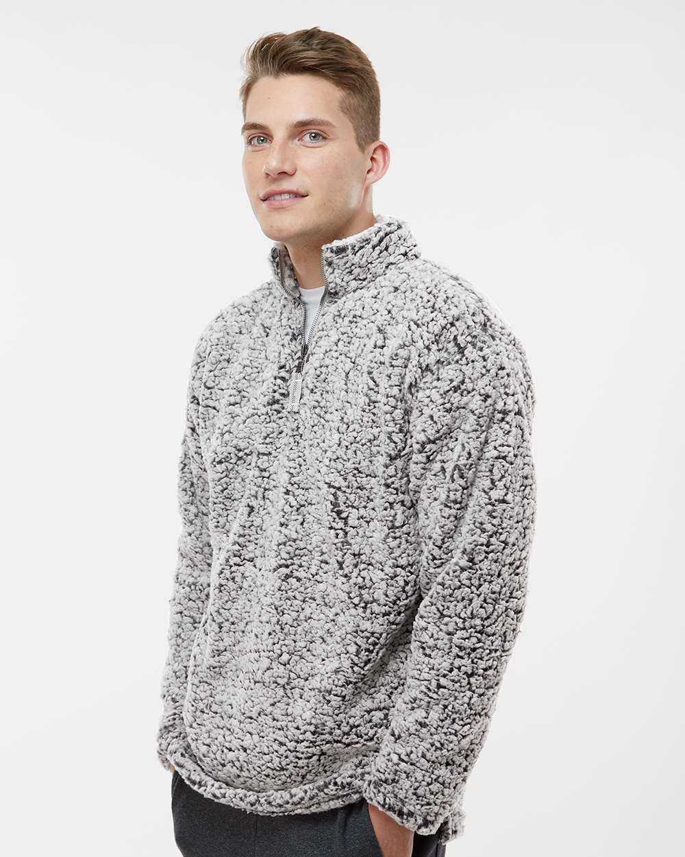 Men's Sherpa Quarter-Zip Pullover