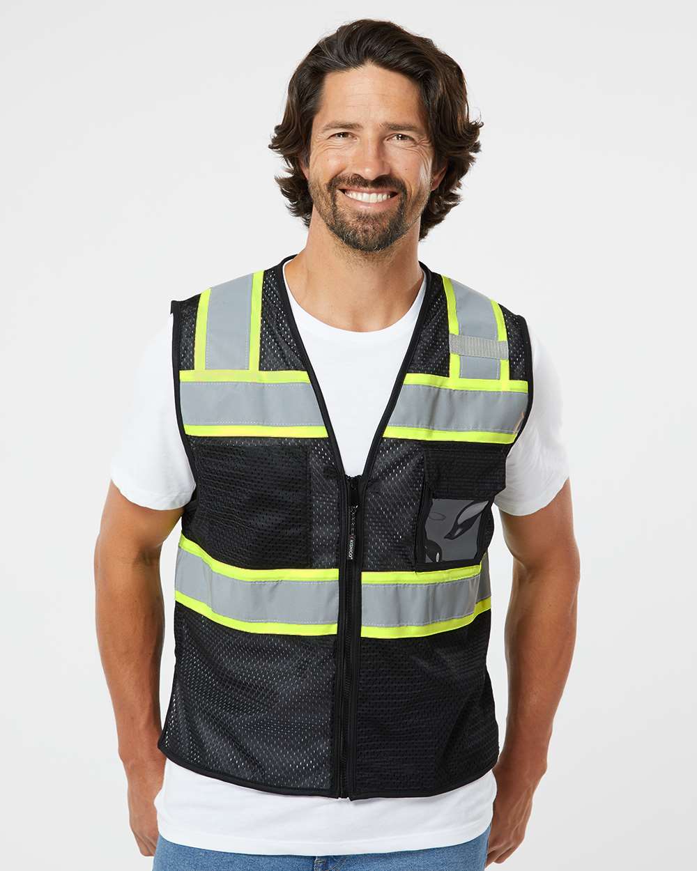 Unisex EV SeriesÂ® Enhanced Visibility 3 Pocket Mesh Vest