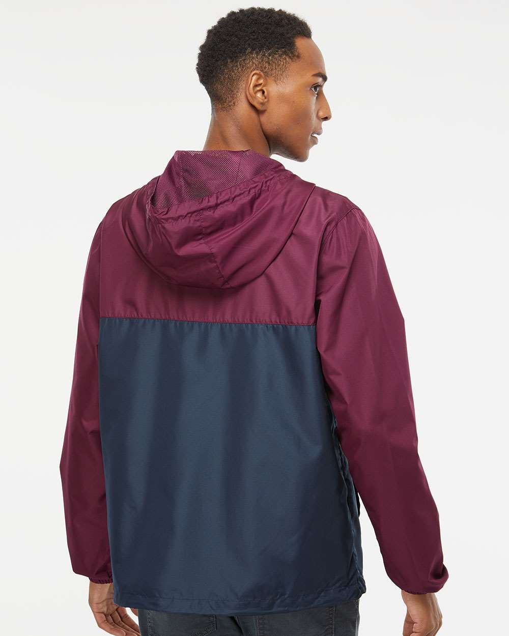 Men's Lightweight Windbreaker Full-Zip Jacket