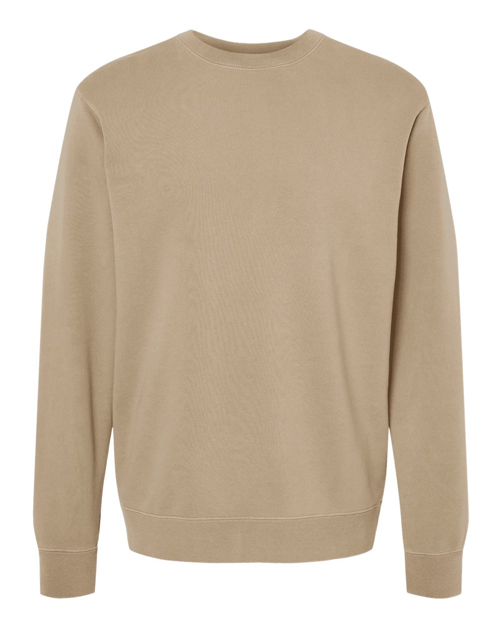 Independent Trading Co. - Midweight Pigment-Dyed Crewneck Sweatshirt - PRM3500 - L - Pigment Sandstone