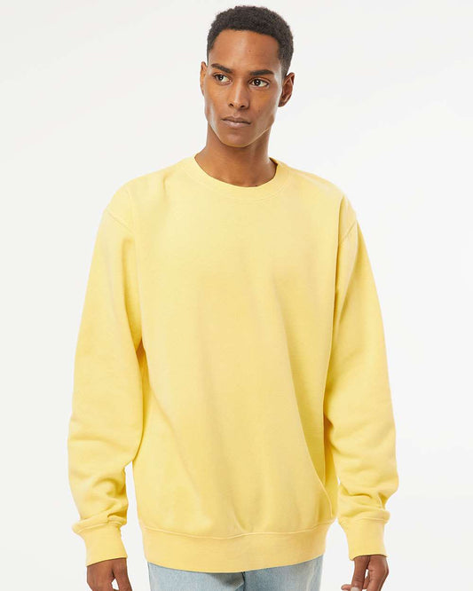 Independent Trading Co. Midweight Pigment-Dyed Crewneck Sweatshirt