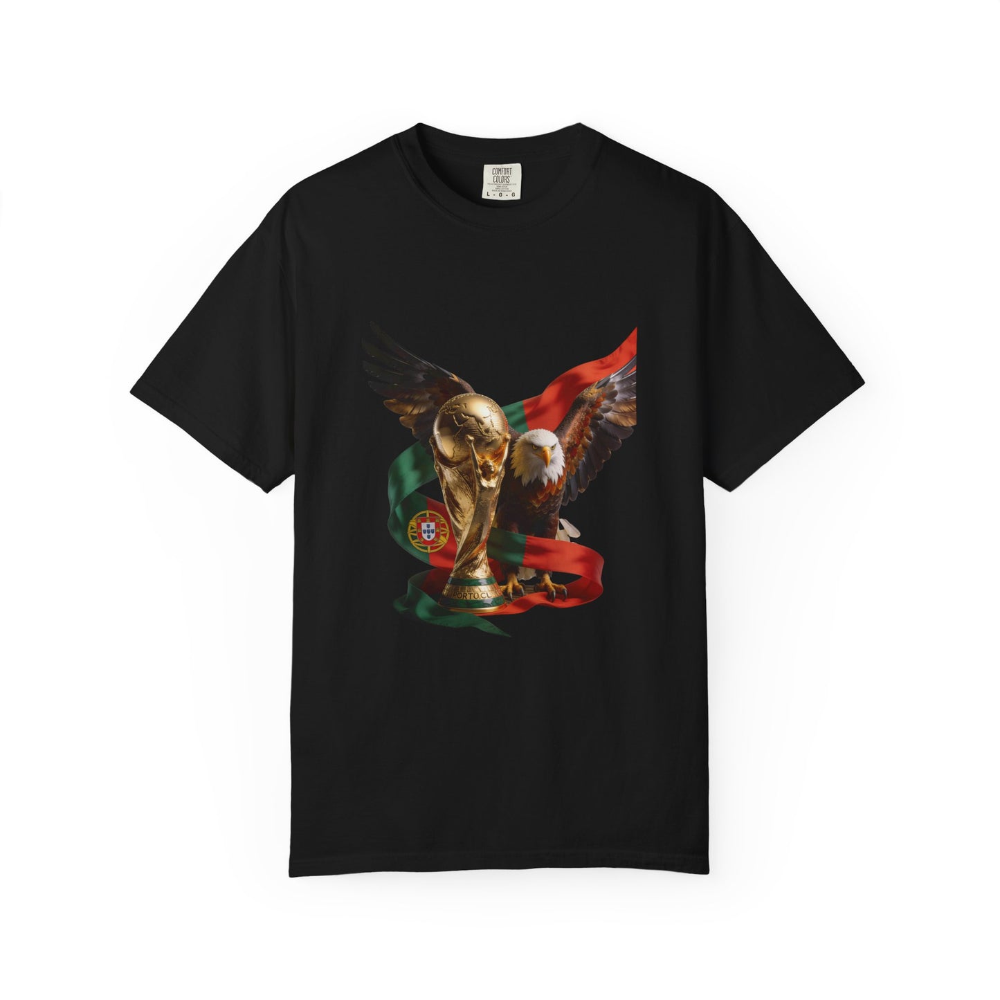 Portugal Football 'Asas da Vitória' Guardian Eagle & Trophy | Premium Graphic Tee