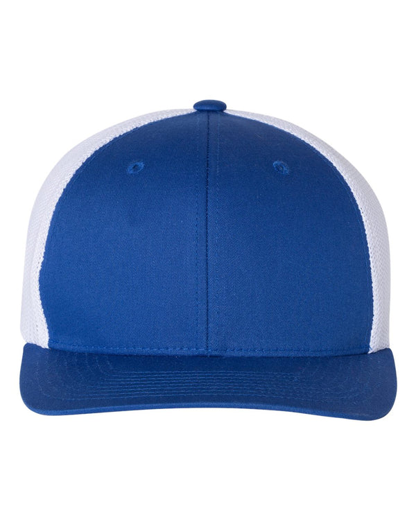 Flexfit Yupoong 6511 6-Panel Trucker Cap - Royal/White - One Size