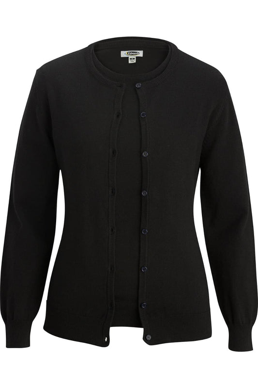 Edwards Ladies' Corporate Performance Cardigan Twinset X-Large Black