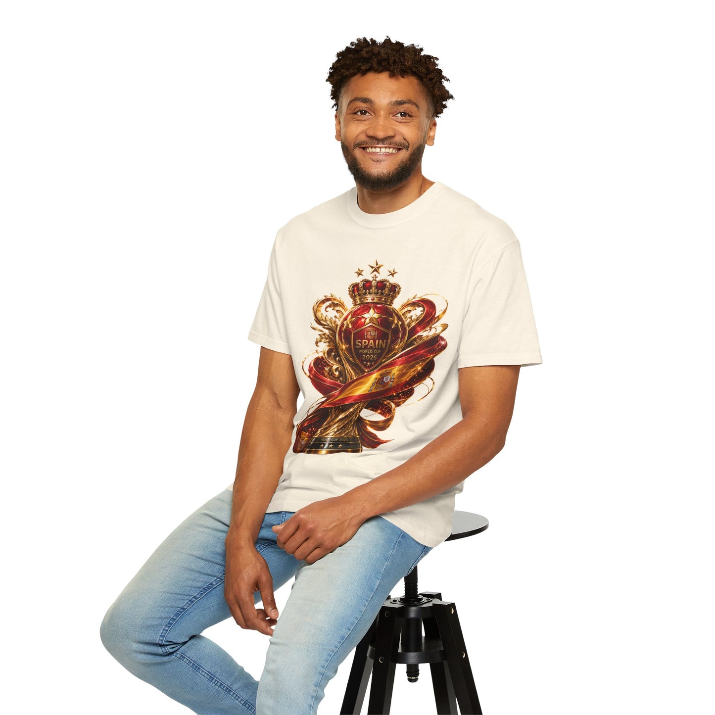 Spain Football World Cup 2026 'Crowned Glory' Imperial Trophy | Premium Graphic Tee