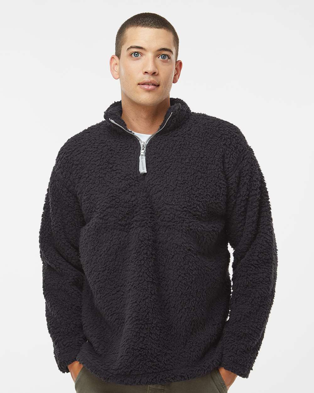Men's Sherpa Quarter-Zip Pullover
