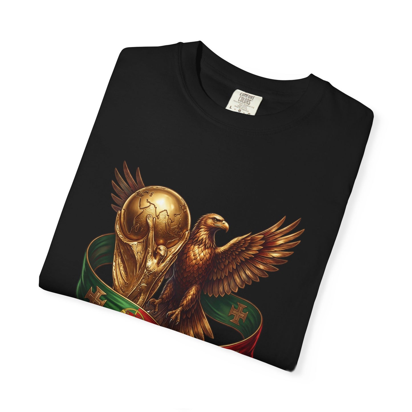 Portugal Football World Cup 2026 'Triumph of the Eagle' Trophy Graphic – Imperial Glory | Premium Summer Tee
