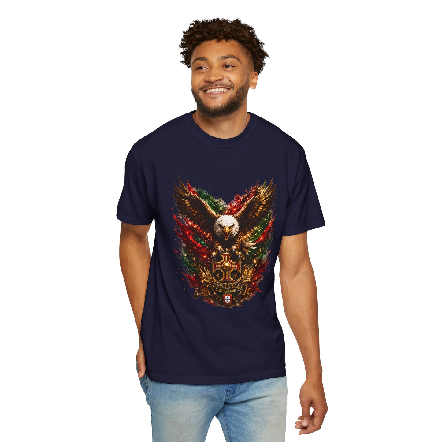 Portugal Football World Cup 2026 'Águia de Portugal' Sovereign Crest – Imperial Glory | Premium Summer Tee