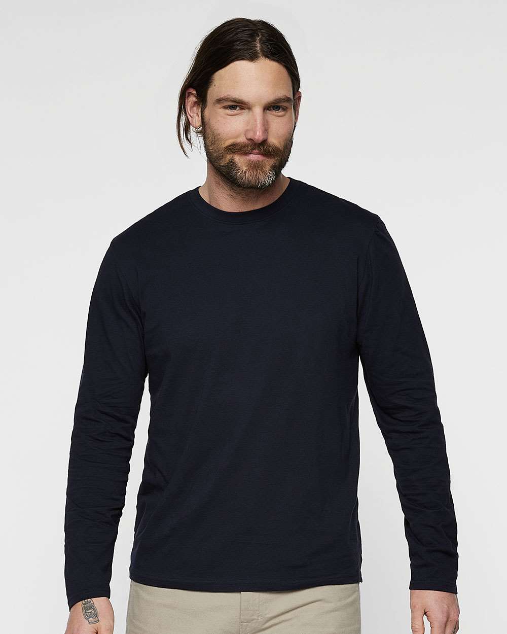 Men's Fine Jersey Long Sleeve Tee