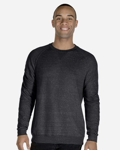 Unisex Snow Heather French Terry Crewneck Sweatshirt