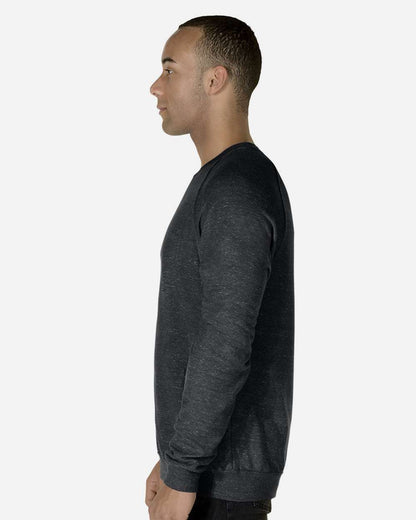 Unisex Snow Heather French Terry Crewneck Sweatshirt