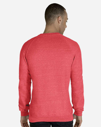 Unisex Snow Heather French Terry Crewneck Sweatshirt