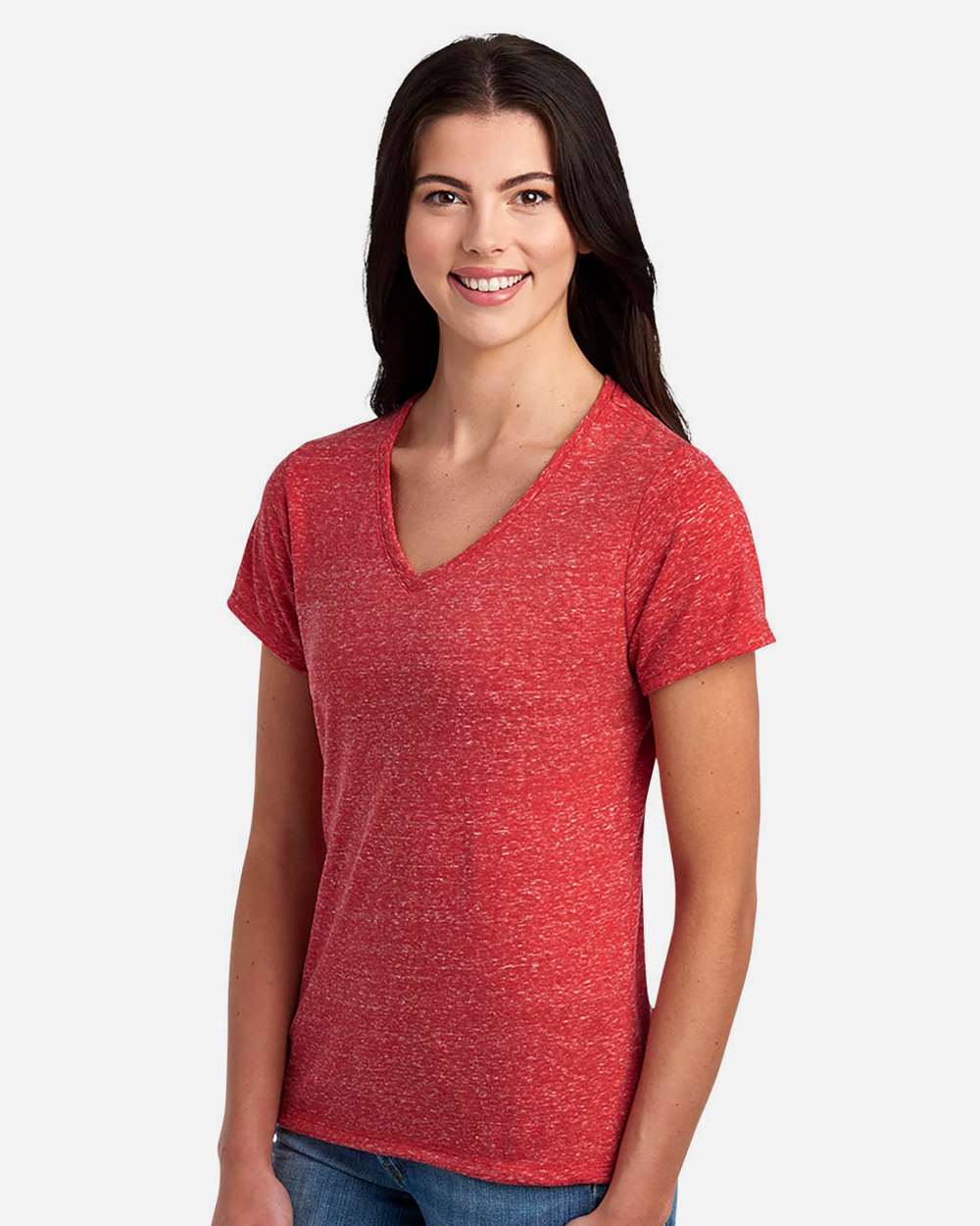 Women's Snow Heather Jersey V-Neck T-Shirt