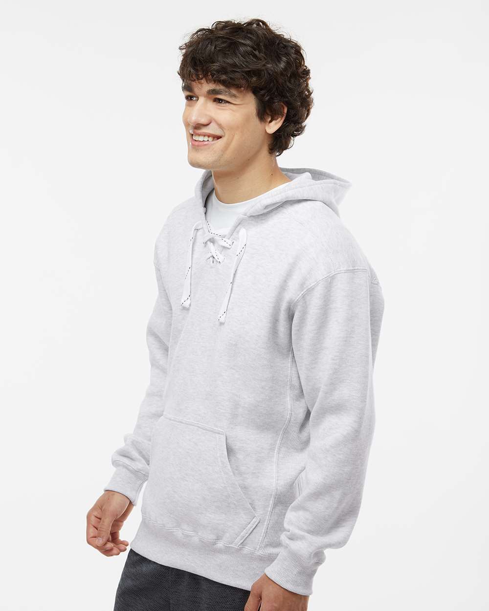 Men's Sport Lace Hooded Sweatshirt