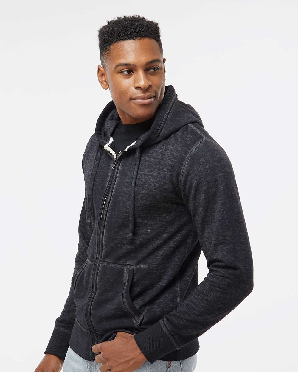 Men's Vintage Zen Fleece Full-Zip Hooded Sweatshirt