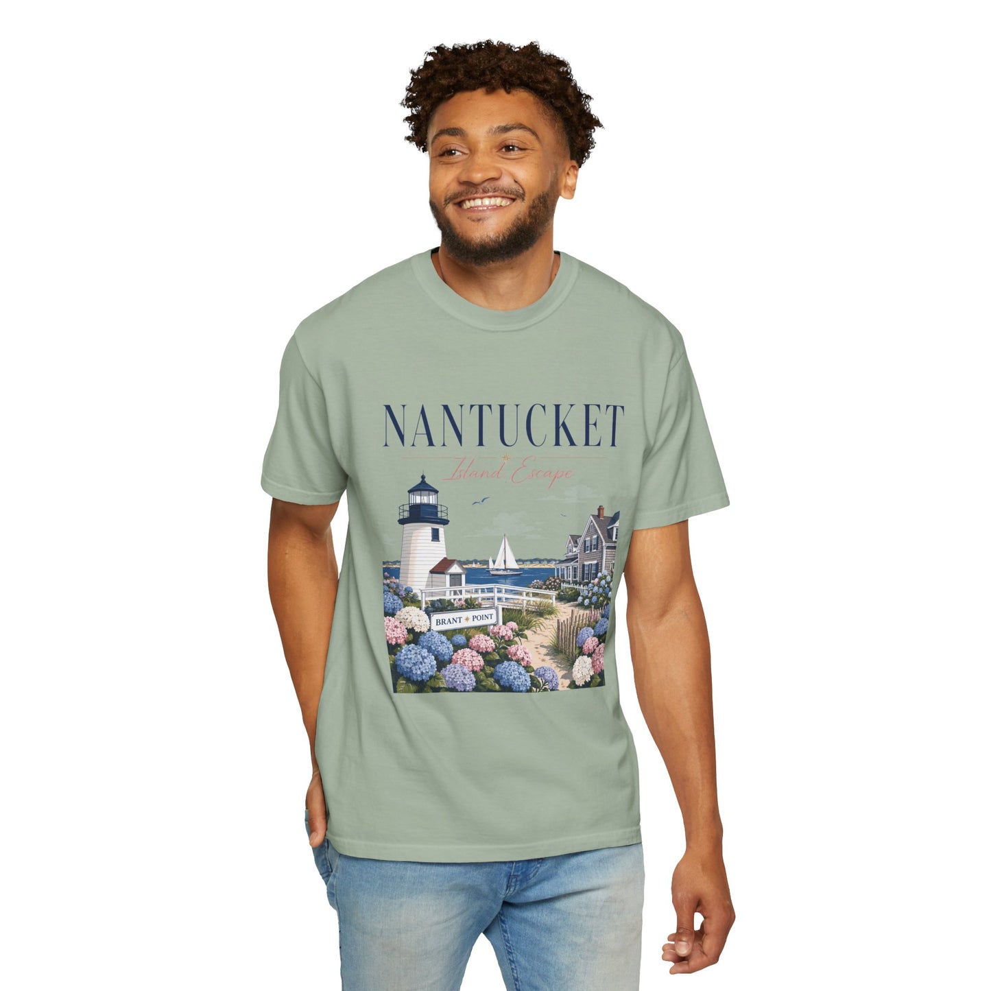 Nantucket Island Escape – Brant Point | Premium Summer Tee
