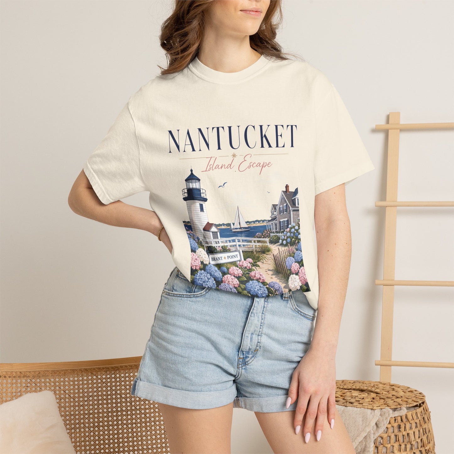 Nantucket Island Escape – Brant Point | Premium Summer Tee