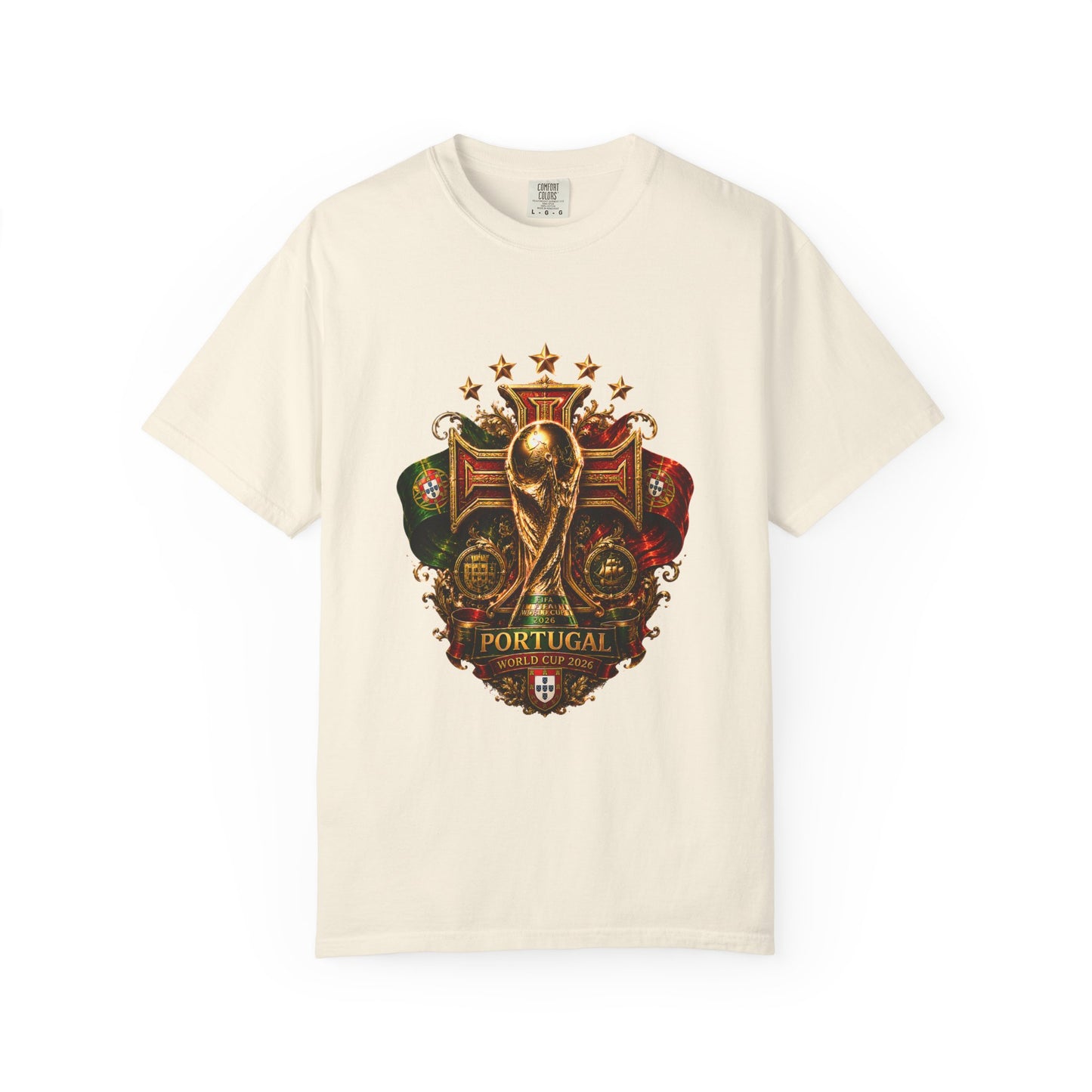 Portugal Football World Cup 2026 Sovereign Shield Crest – Imperial Glory | Premium Summer Tee