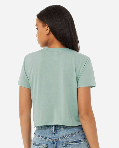 WomenÂ’s Flowy Crop Tee