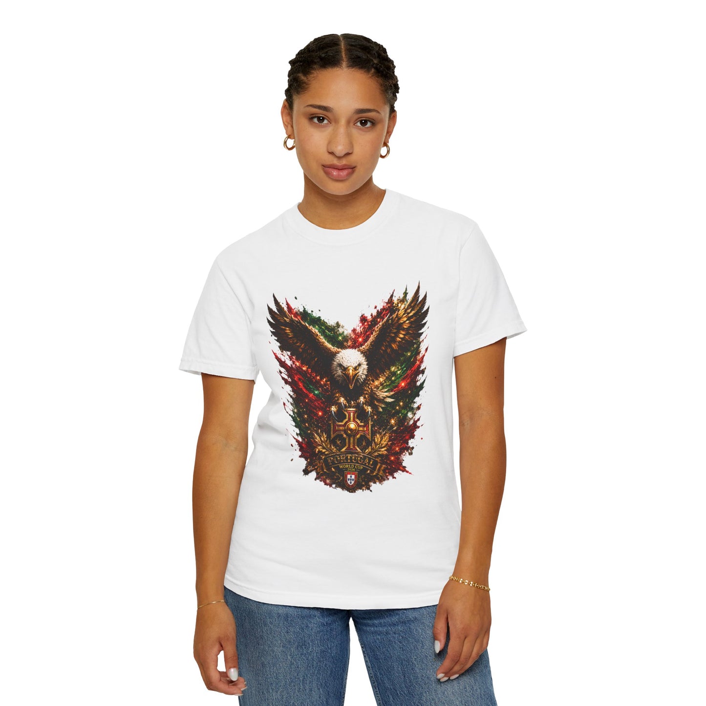 Portugal Football World Cup 2026 'Águia de Portugal' Sovereign Crest – Imperial Glory | Premium Summer Tee