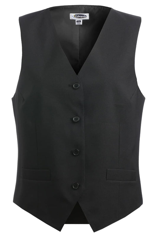 Edwards Ladies' Economy Vest Medium Black