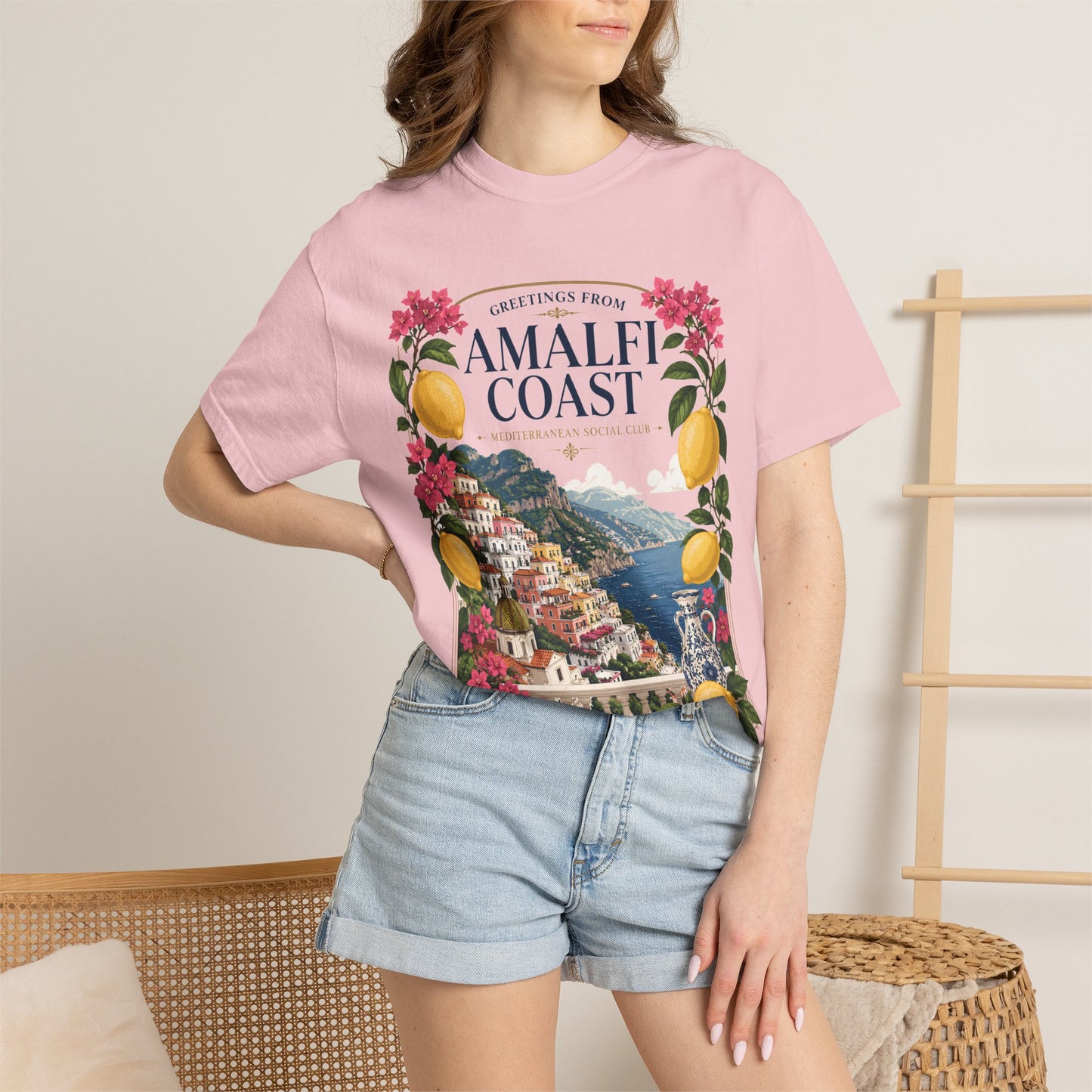 Greetings From Amalfi Coast – Mediterranean Social Club | Summer Tee