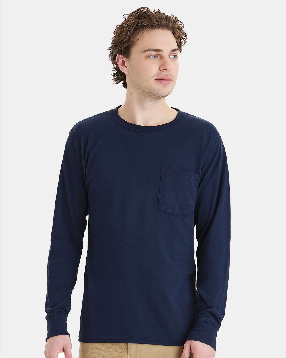 Unisex Workwear Long Sleeve Pocket T-Shirt