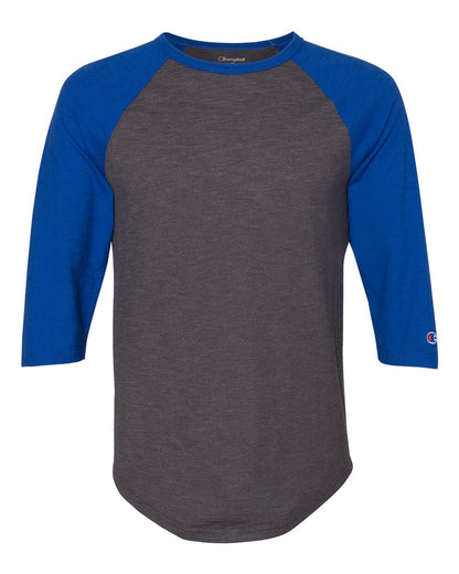 Champion CP75 Premium Fashion Raglan Three-Quarter Sleeve Baseball T-Shirt