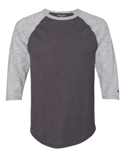 Champion CP75 Premium Fashion Raglan Three-Quarter Sleeve Baseball T-Shirt