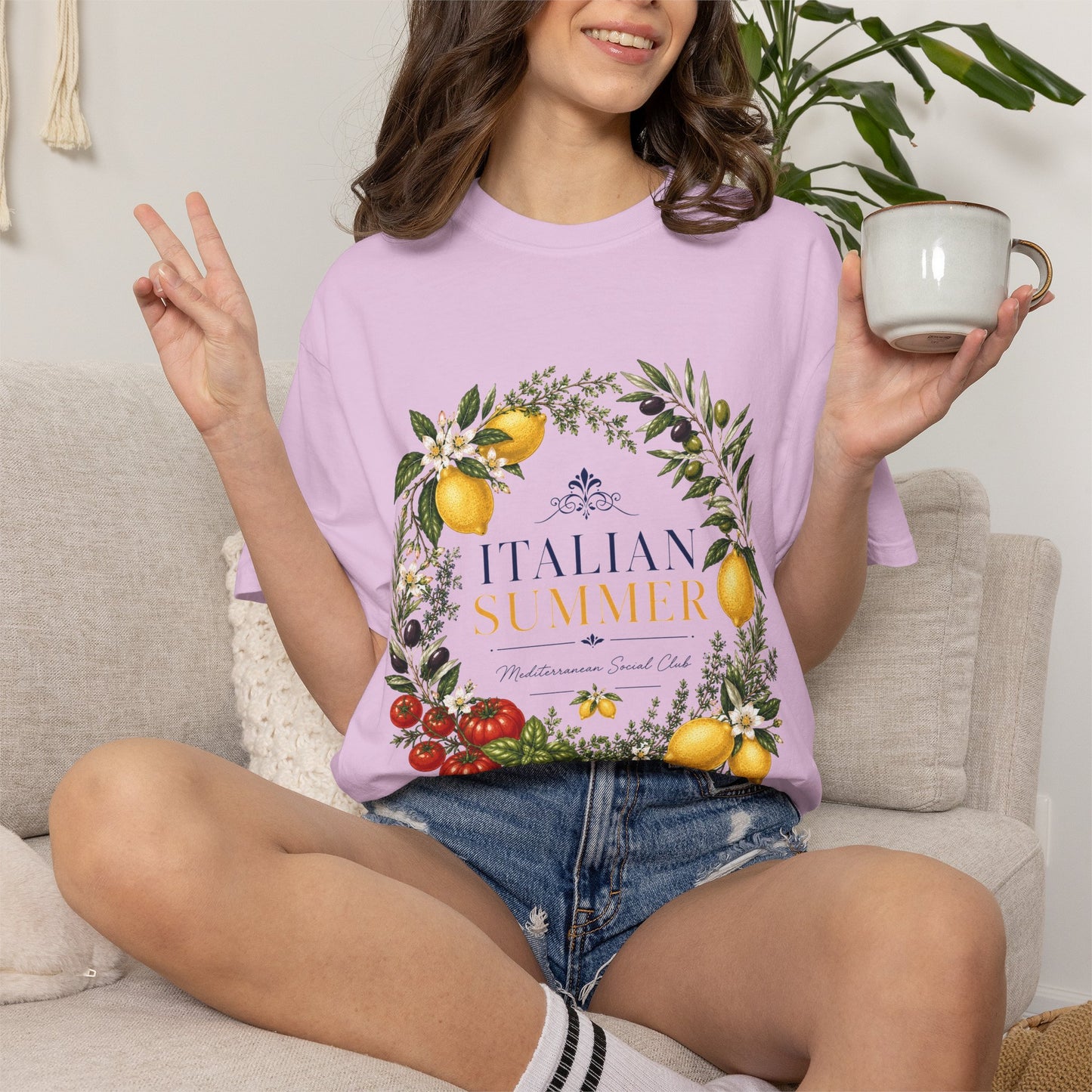 Italian Summer – Mediterranean Social Club | Premium Graphic Tee