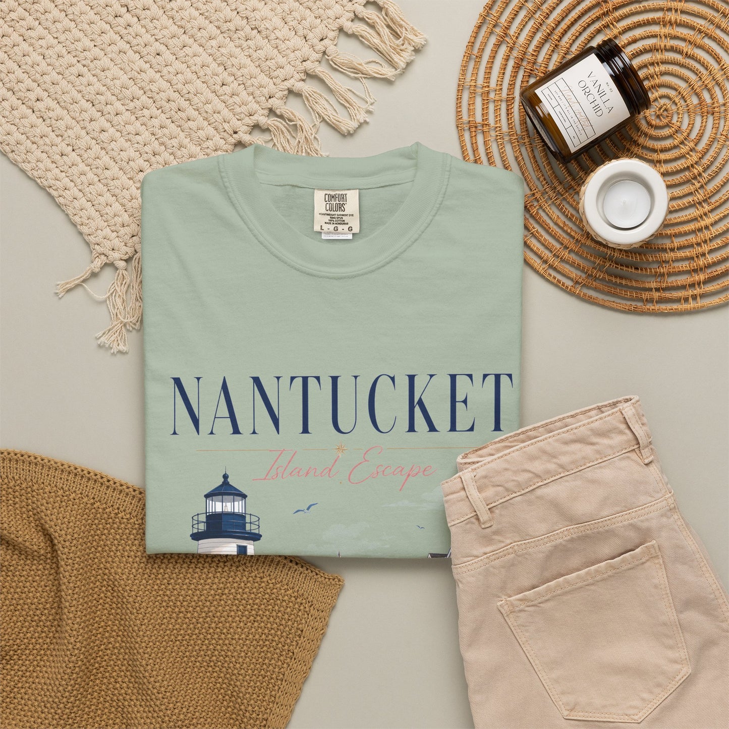 Nantucket Island Escape – Brant Point | Premium Summer Tee