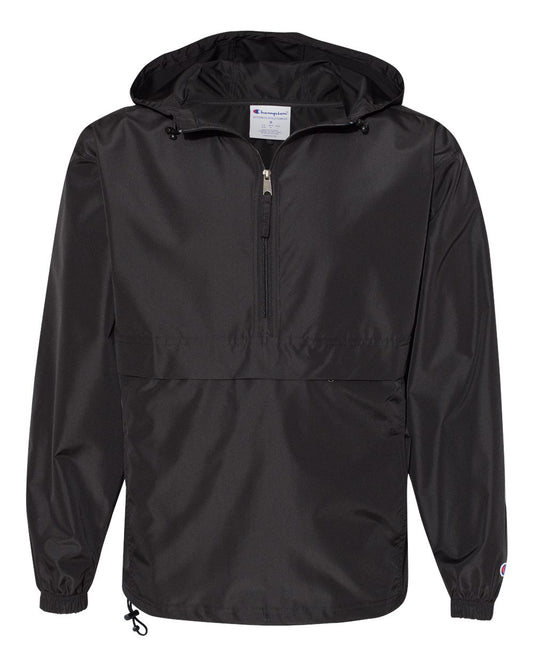 Champion - Packable Quarter-Zip Jacket - CO200 - M - Black