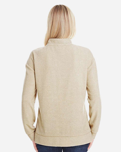 Women's Weekend Terry Mock Neck Pullover